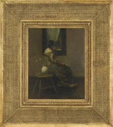 Mirror, 1907 (öljy puulevylle)