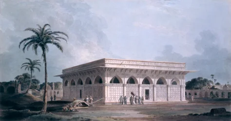 Sixty Fourth Khamba, Nizamuddin, New Delhi (värillinen akvatinta)