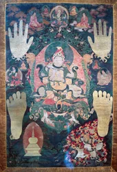 Gnya-Khri btsan-Po, Tiibetin legendaarinen ensimmäinen kuningas, bodhisattva Avalokitesvaran jälleensyntymä, yksi Tiibetin maallisista ja hengellisistä johtajista, tiibetiläinen sivilisaatio
