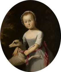 Muotokuva neiti Charlotte Bridgemanista lapsena (1800–1877), n. 1805–1815 (öljy kankaalle)
