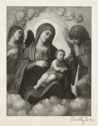 Vanhat italialaiset mestarit: Madonna and Child in Glory, 1891.