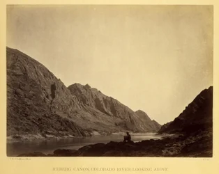 Jäävuori Cañon, Colorado River, ylhäältä katsottuna