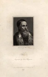 Tizianin muotokuva, kaiverrus John T. Wedgwood