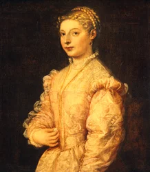 Lavinia Vecellion tai nuoren naisen muotokuva, Titian (n. 1490-1576), öljy kankaalle, 84x73 cm