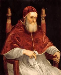 Paavi Julius II:n muotokuva, 1545-1546.