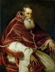 Paavi Paavali III:n muotokuva, 1543.