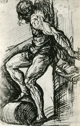 Luonnos Pyhälle Sebastianille, c1518, 1937