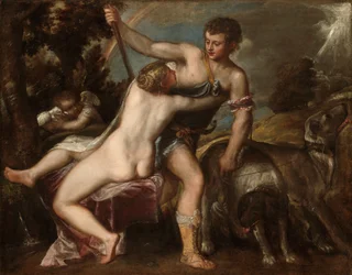 Venus ja Adonis, n. 1540sc. 1560-1565