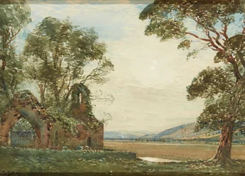 Vanha kappeli, Carse of Gowrie (akvarelli)