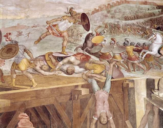 Horatius Cocles Sublicianin sillalla (seinämaalaus)