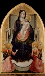 San Giovenale Triptyykki: Neitsyt ja lapsi, Keskipaneeli - alttaritaulu