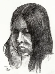 Nainen varjossa