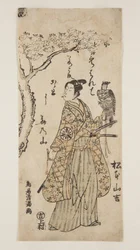 Näyttelijä Matsumoto Yamakichi (värillinen puupalikkaprintti)