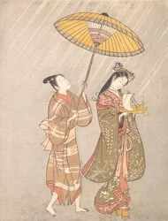 Komachi rukoilee sateen puolesta, n. 1765..