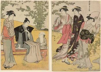 Retki Hagideraan sarjasta "A Brocade of Eastern Manners (Fuzoku Azuma no nishiki)"