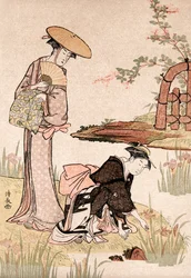 Kurjenmiekkojen puutarha, n. 1775-1815.