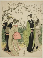 Umeyashiki, sarjasta "Kokoelma kuuluisia paikkoja Edossa (Edo meisho shu)"