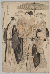 Yoshiwaran ja avustajien nainen, 1752-1815.