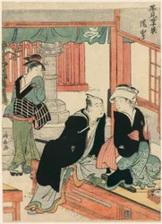 Yushima sarjasta Scenes of Ten Teahouses (Chamise jikkei)