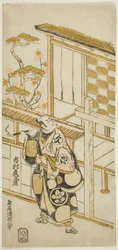 Näyttelijä Ichimura Kamezo I Tanba Yosakun roolissa