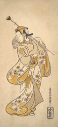 Monnosuke Ichikawa Apina mawashi tai apinamies, vai mitä? 1720-25.