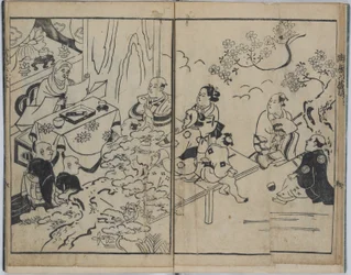 Kahdeksan mielikuvituksellista näkemystä sotilaallisissa rakkaussuhteissa (Furyu budo iro-bakkei)
