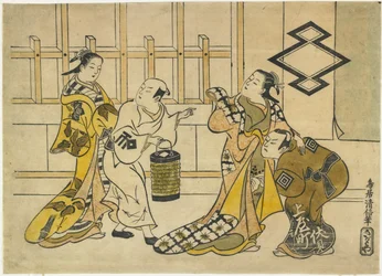Ichikawa Danju _ Ro_ Hyvä, Fujimura Solder Yu _ Hyvä, Katsuyama Matagoro _ ja Sanogawa Mangiku, 1719