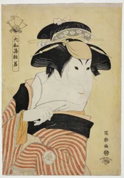 Yamatoya Tojaku (Näyttelijä Iwai Hanshiro IV roolissa Otoma, Kamakuran Inamuragasakin Ohinan tytär) (Yondai-me Iwai Hanshiro no Kamakura Inamuragasaki no Ohina musume Otoma)