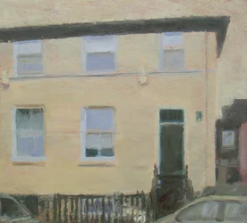 Paikka asua 1, 2010 (öljy vanerille)