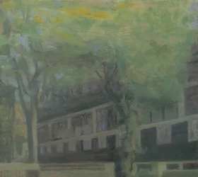 Paikka asua 3, 2010 (öljy vanerille)