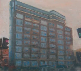 Paikka asua 6, 2010 (öljy vanerille)