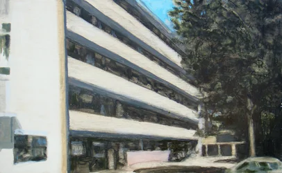 Paikka asua 9, 2011 (öljy vanerille)