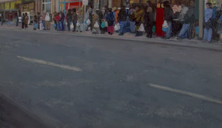 Päivän loppu, 2010 (öljy kankaalle)