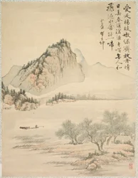 Ajelehtimassa veneessä, 1847.