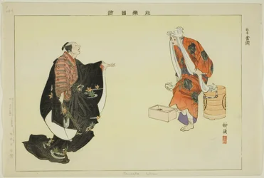 Kanaoka (Kyogen), sarjasta "Pictures of No Performances (Nogaku Zue)"