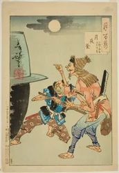 Pata kuutamoisena yönä (Tsukiyo no kama), sarjasta "Sata kuun puolia (Tsuki hyakushi)"