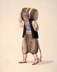 Vanki ketjuissa, ottomaanien aika, 1700-luvun kolmas neljännes (wc paperilla)