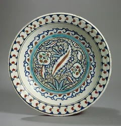 Kivitahnalevy, Iznik, Turkki (keraaminen)