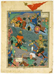 Taistelu Kay Khusrawin ja Makranin kuninkaan välillä, 1494