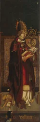 Pyhä Valentinus, noin 1500-1525 (öljy paneelille)