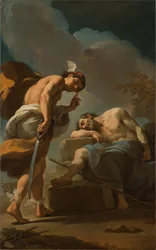 Merkurius mestaa Argusin pään, n. 1770-1775
