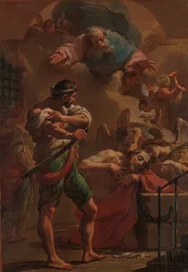 Pyhän Johannes Kastajan teloitus, n. 1770.