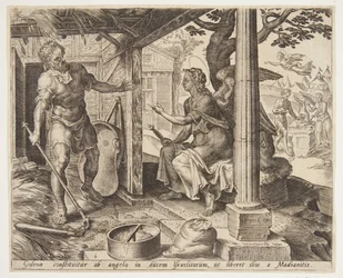 Enkeli ilmestyy Gideonille