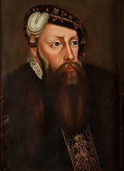 Ruotsin kuninkaan Kustaa I:n muotokuva 1496-1560