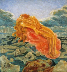 Unelma (tai Paolo ja Francesca), kirjoittanut Umberto Boccioni (1882-1916)