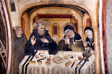 Viimeinen keskustelu St. Benedictin ja St. Scholastican välillä, Umbrian koulu