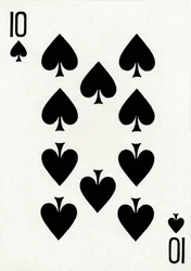 10 of Spades Goodall & Son Ltd.:n pelikorttipakasta, 1940