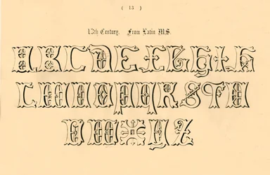13. vuosisadalla. Latinalaisesta MS.:stä, 1862