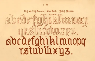 1300- ja 1500-luvulla. Kaksi pientä. British Museum, 1862