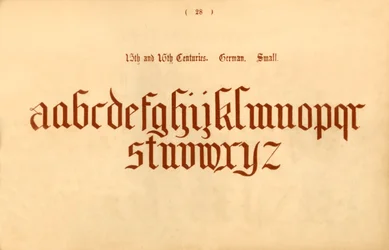 1400- ja 1600-luvuilla. Saksan kieli. Pieni, 1862